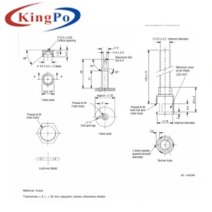 Burner Flame Test Equipment IEC 60695-11-4 Figure A.1 Calibration Certificate Burner IEC 60695