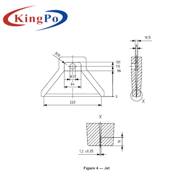 ISO 16750-4 Figure 4 IP Testing Equipment Stainless Steel Test Set Up For Splash Water Test Jet
