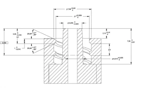 ISO 80369-7-Figure C.4 Male Reference Luer Lock Connector For Testing Female Luer Connectors